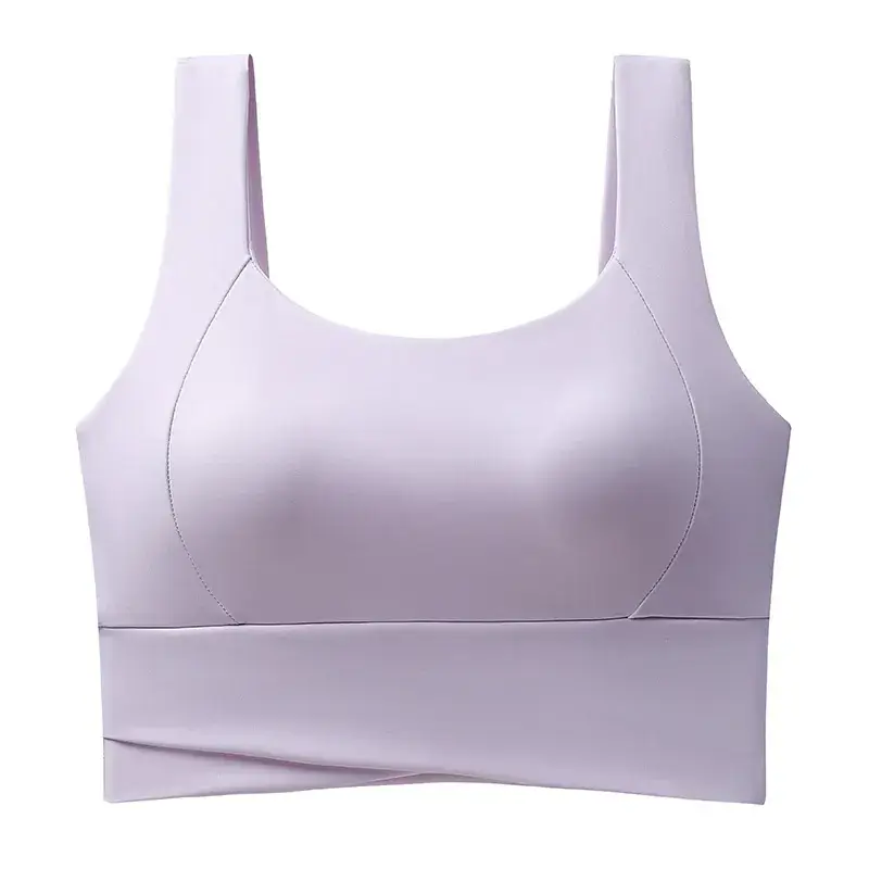 Nude Skin-Friendly Fixed Cup Sports Bra - Image 4