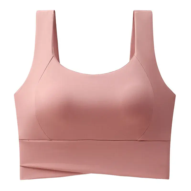 Nude Skin-Friendly Fixed Cup Sports Bra - Image 5