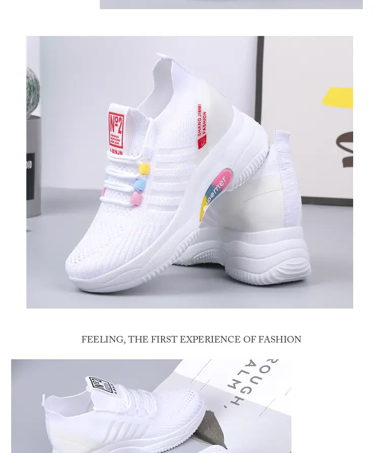 Women's White Fly-Knit Casual Shoes 2025 โ feature 11
