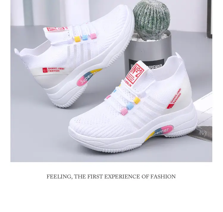 Women's White Fly-Knit Casual Shoes 2025 โ feature 14