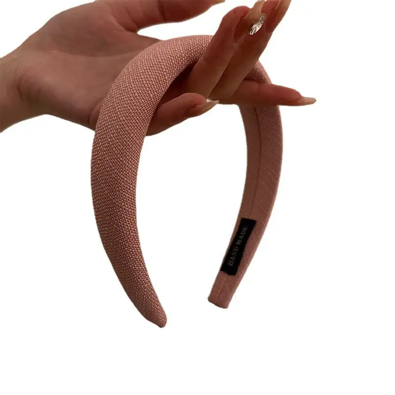 Women's Spring Summer Hairbands Solid Color High Cranial Top - Image 8