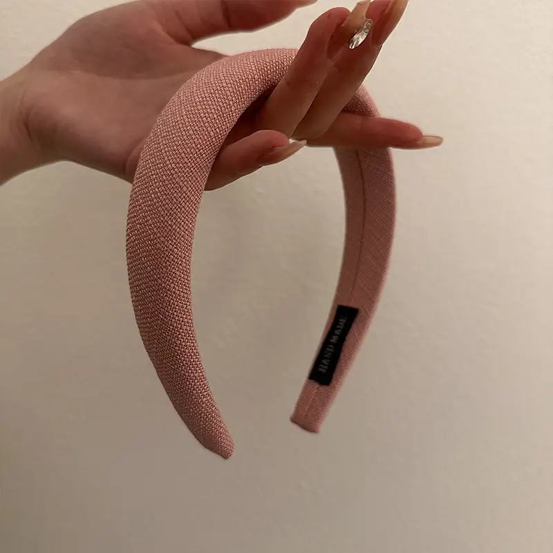 Women's Spring Summer Hairbands Solid Color High Cranial Top - Image 2