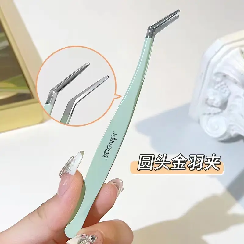 J042 round head gold feather clamp