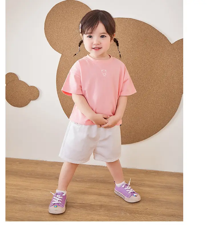 Boys Striped T-Shirt & Pants Set Blue Cotton Summer — feature 29