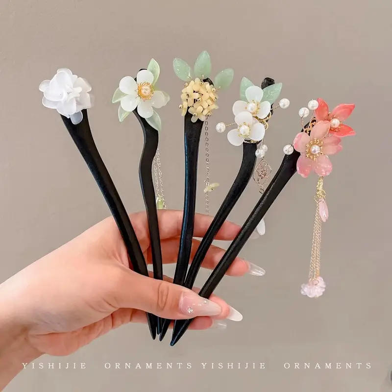 Antique Flower Hairpin for Girls Daily Use - Image 168