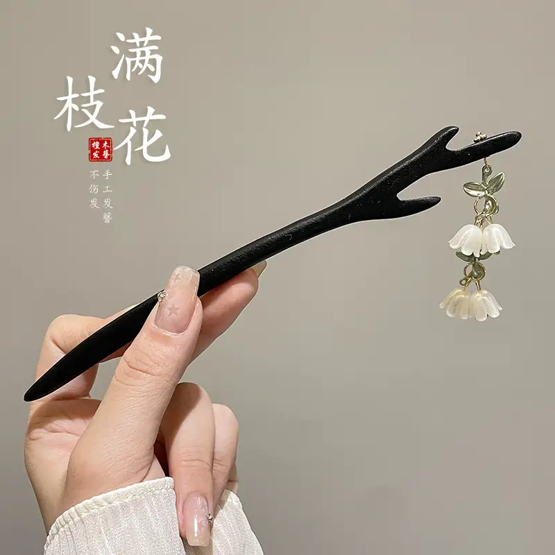 Antique Flower Hairpin for Girls Daily Use - Image 99