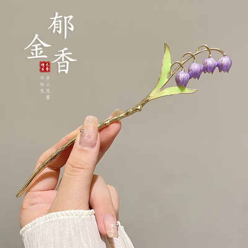 Antique Flower Hairpin for Girls Daily Use - Image 106