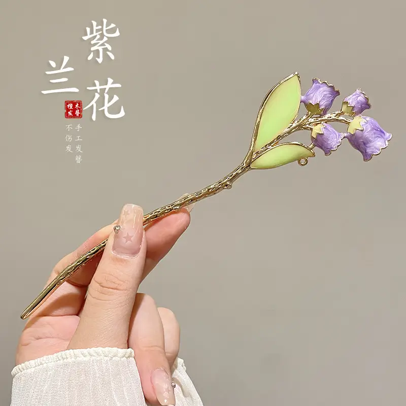 Antique Flower Hairpin for Girls Daily Use - Image 109