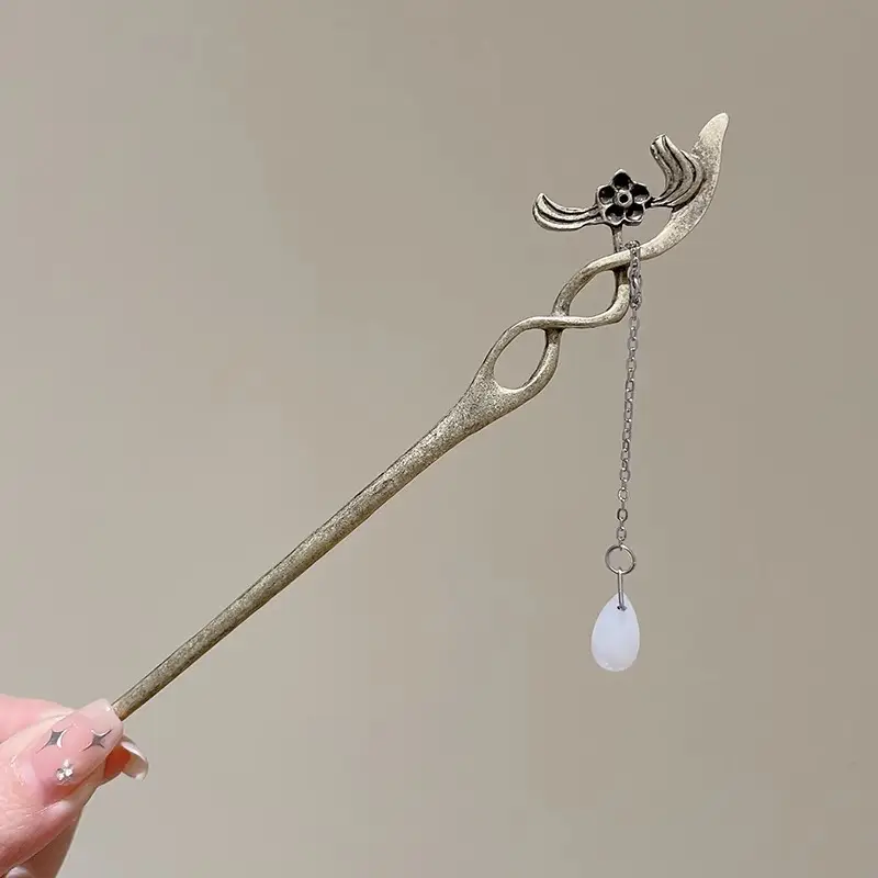 Antique Flower Hairpin for Girls Daily Use - Image 131
