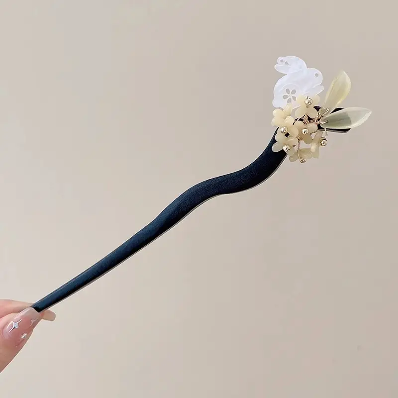 Antique Flower Hairpin for Girls Daily Use - Image 133