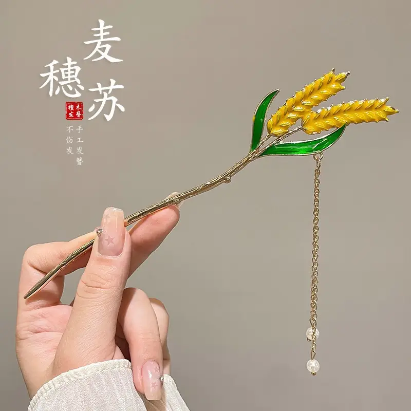 Antique Flower Hairpin for Girls Daily Use - Image 21