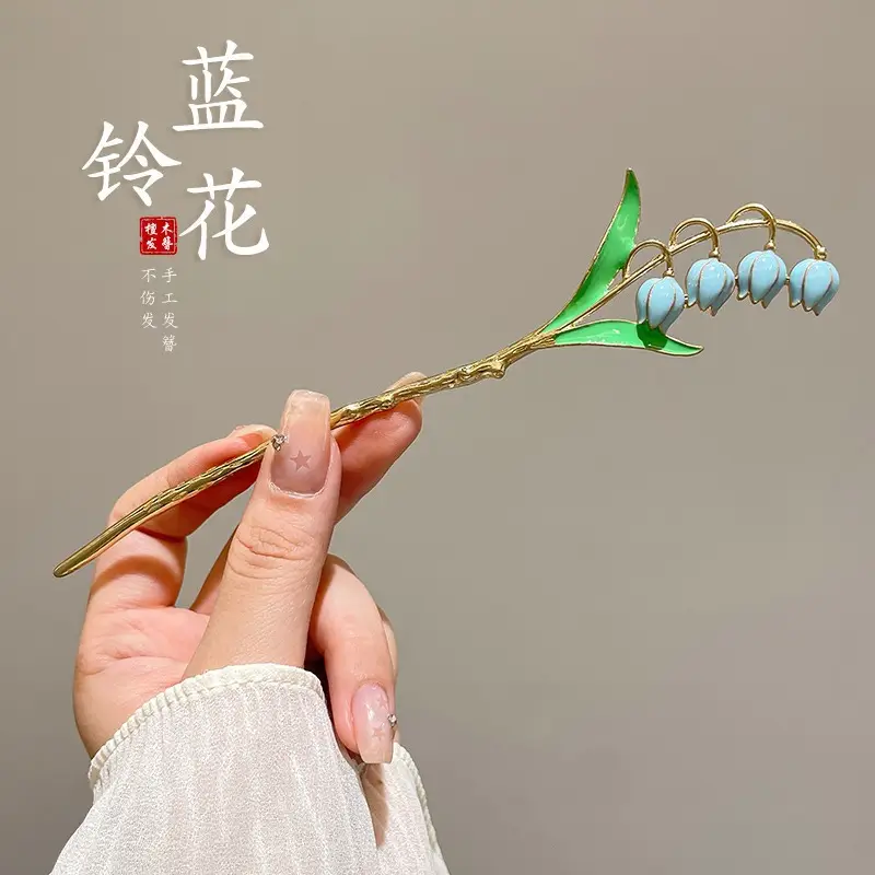 Antique Flower Hairpin for Girls Daily Use - Image 24