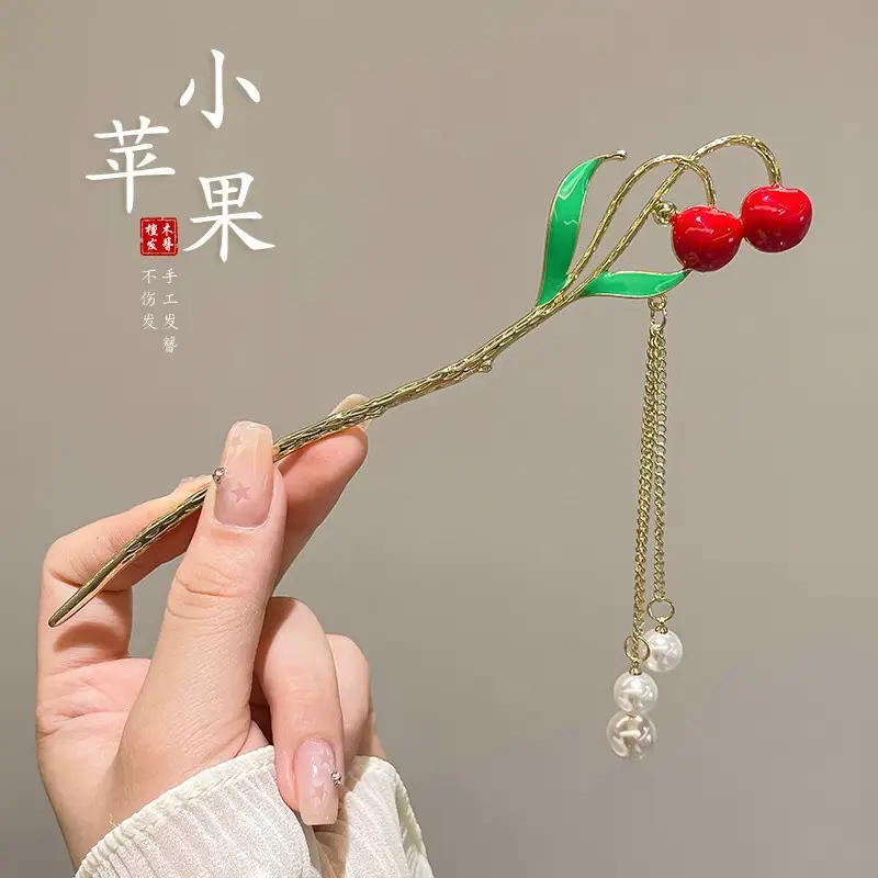 Antique Flower Hairpin for Girls Daily Use - Image 25