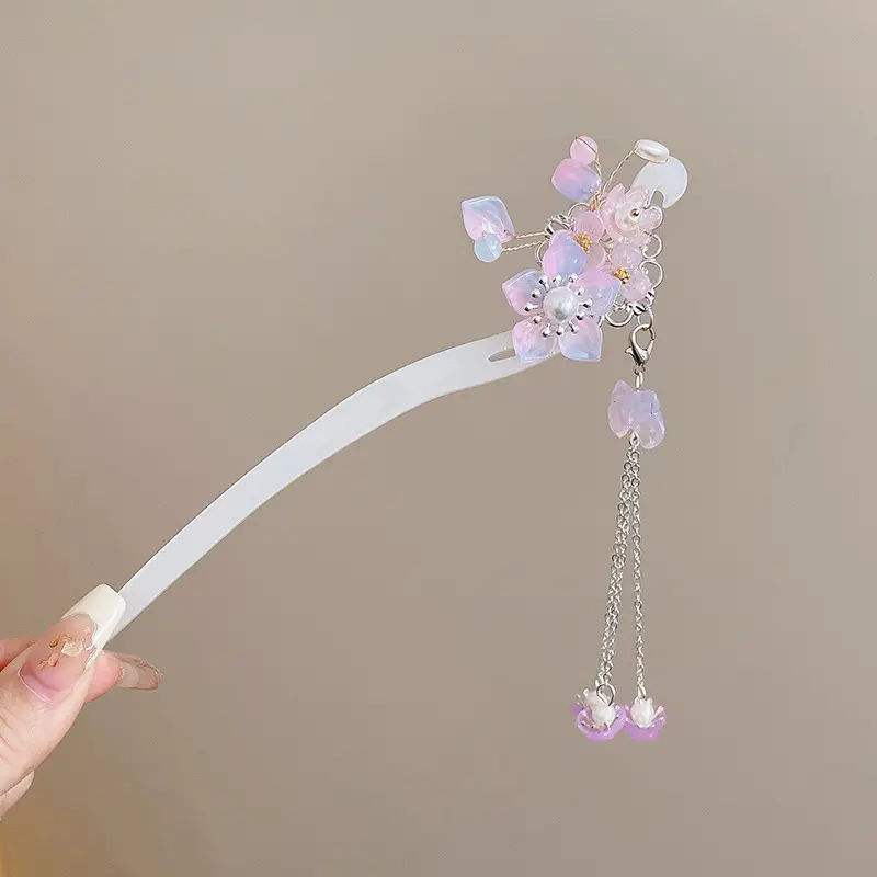 Antique Flower Hairpin for Girls Daily Use - Image 32