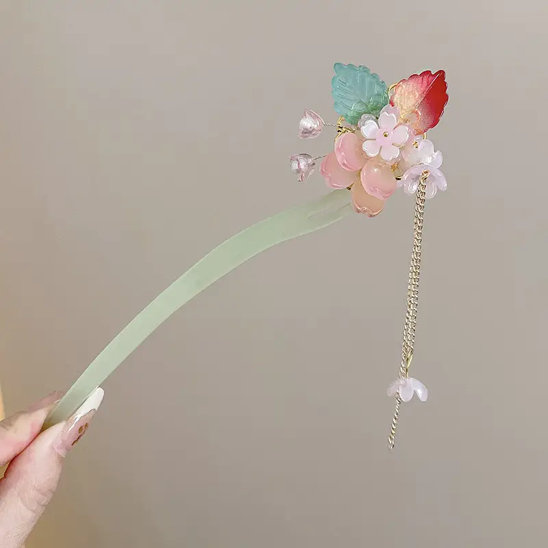 Antique Flower Hairpin for Girls Daily Use - Image 34
