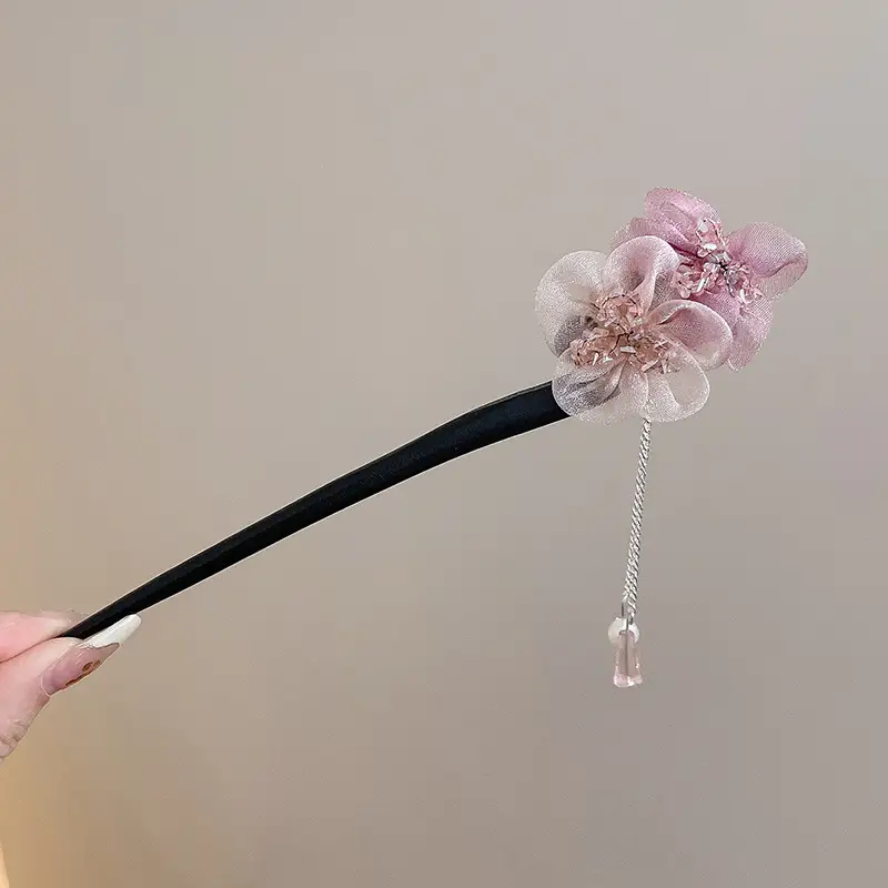Antique Flower Hairpin for Girls Daily Use - Image 36