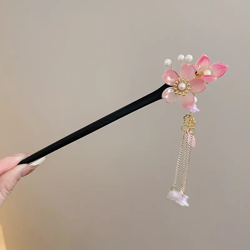 Antique Flower Hairpin for Girls Daily Use - Image 37