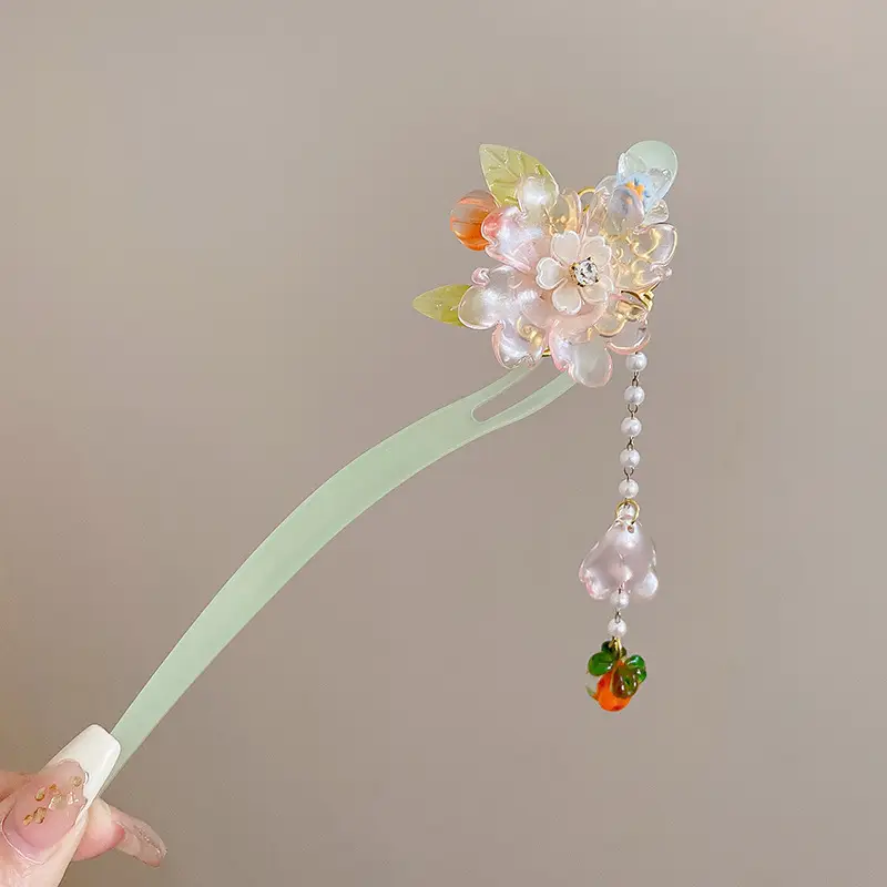 Antique Flower Hairpin for Girls Daily Use - Image 53