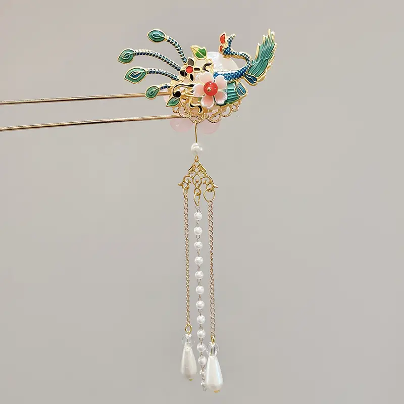 Antique Flower Hairpin for Girls Daily Use - Image 57