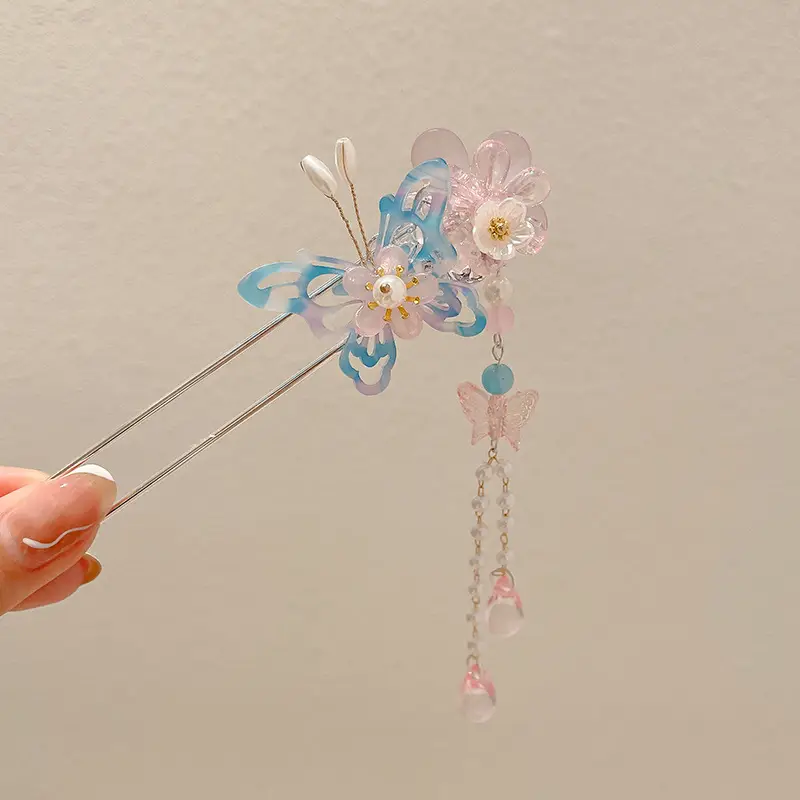 Antique Flower Hairpin for Girls Daily Use - Image 58