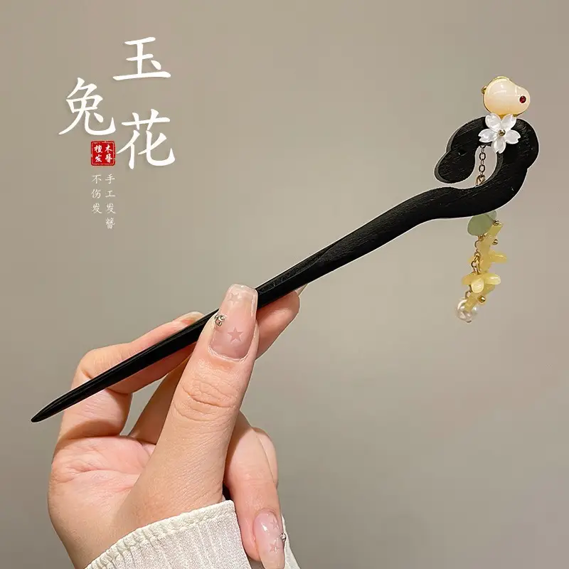 Antique Flower Hairpin for Girls Daily Use - Image 74