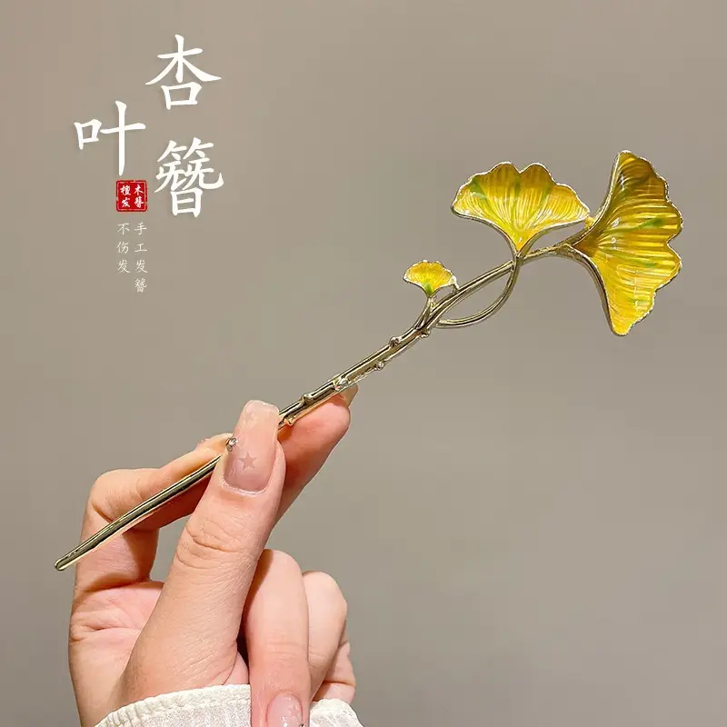 Antique Flower Hairpin for Girls Daily Use - Image 88
