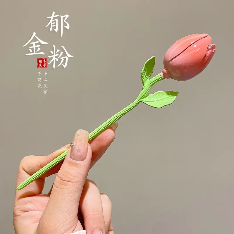 Antique Flower Hairpin for Girls Daily Use - Image 91