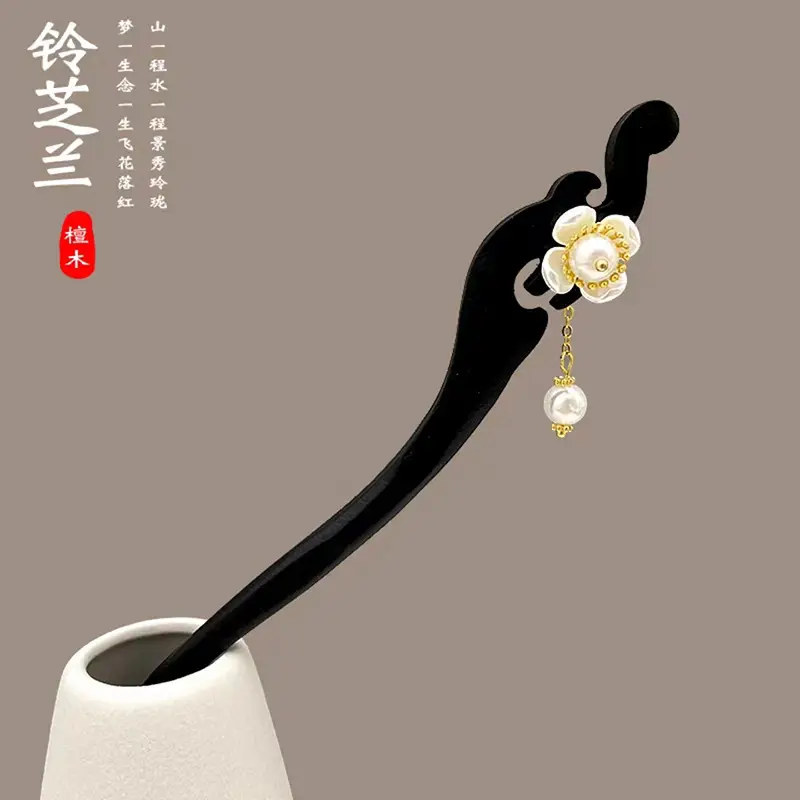 Antique Flower Hairpin for Girls Daily Use - Image 97