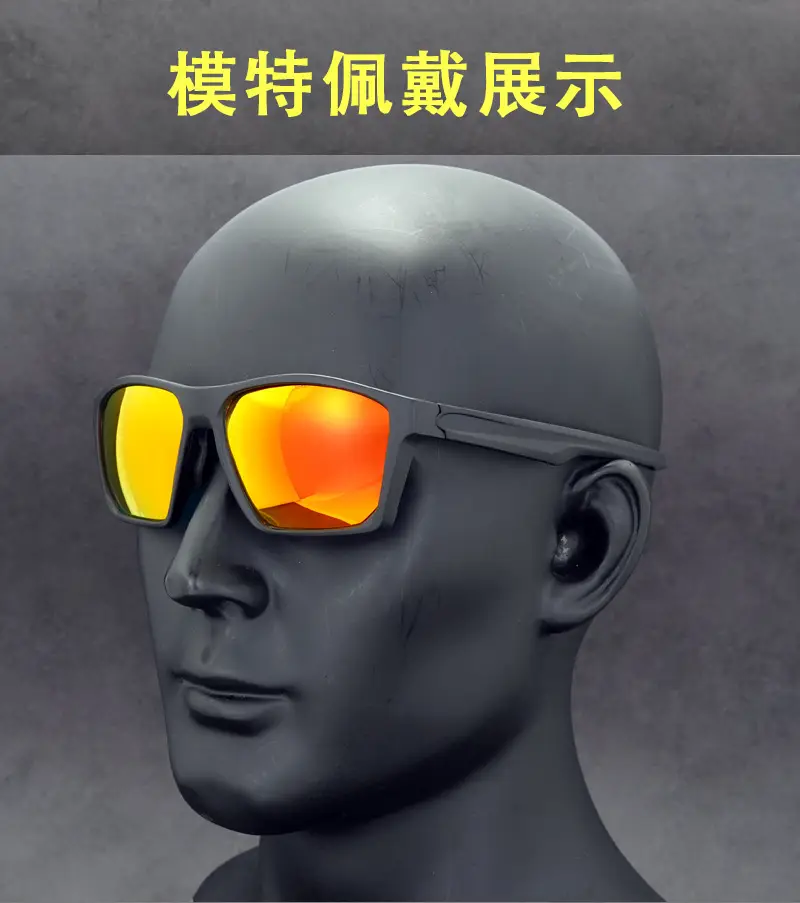 Polarized Sunglasses Black Frame Blue Light — feature 5