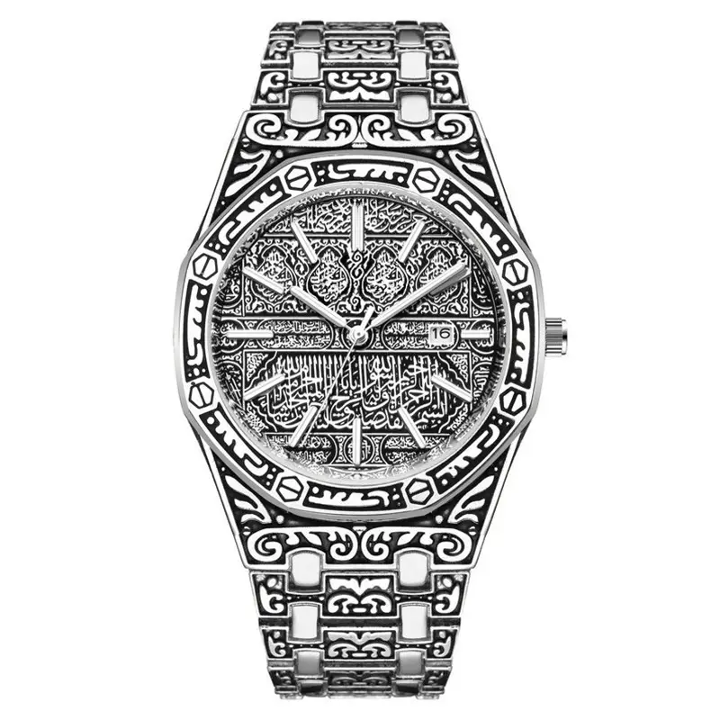 Men's Octagonal Classic Watch with Luminous Dial - Image 4