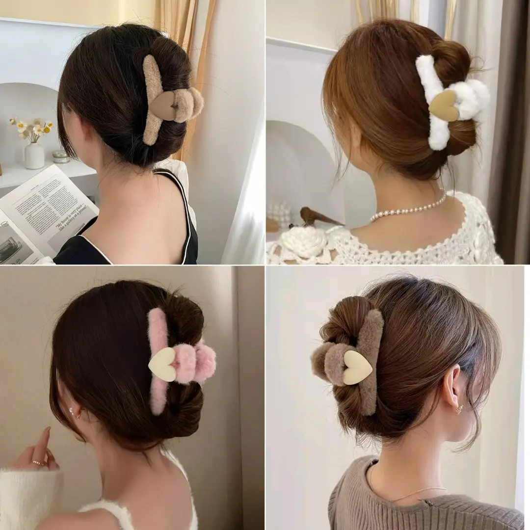 Acrylic Hair Clips for Women Autumn Winter Elegant Updo - Image 10