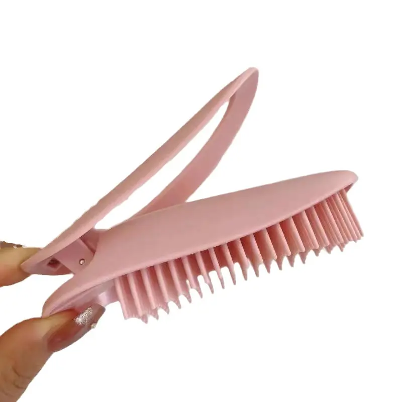 Pink Hair Clip for Fluffy Hair Root Bangs Curly Clip - Image 8