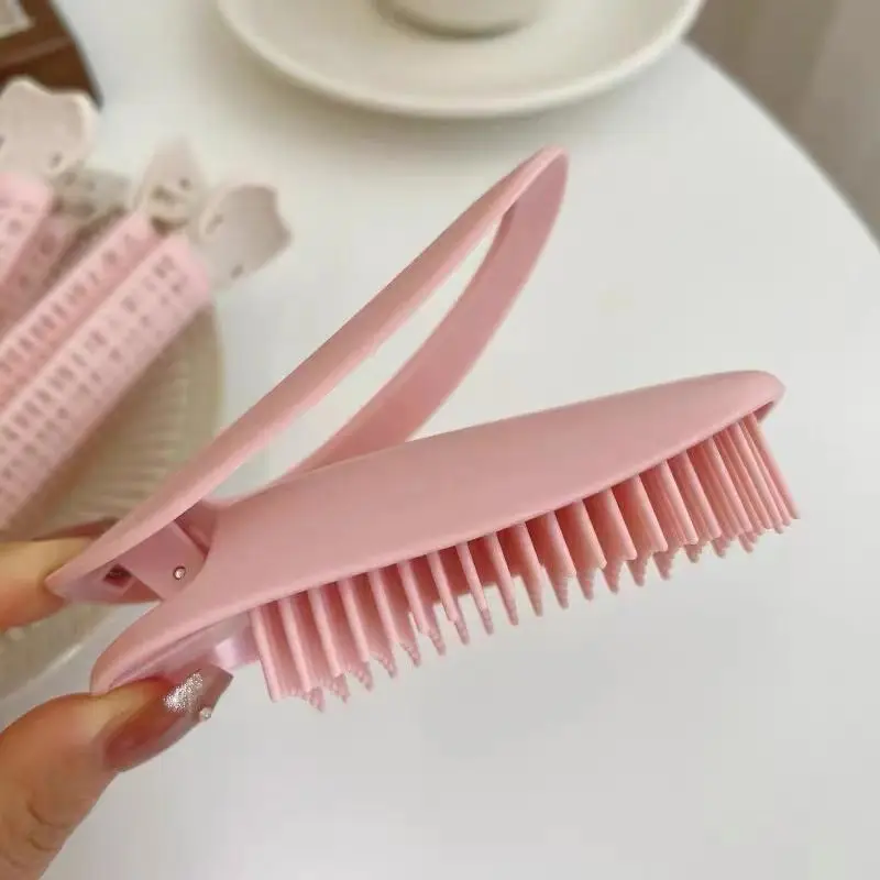 Pink Hair Clip for Fluffy Hair Root Bangs Curly Clip — feature 2