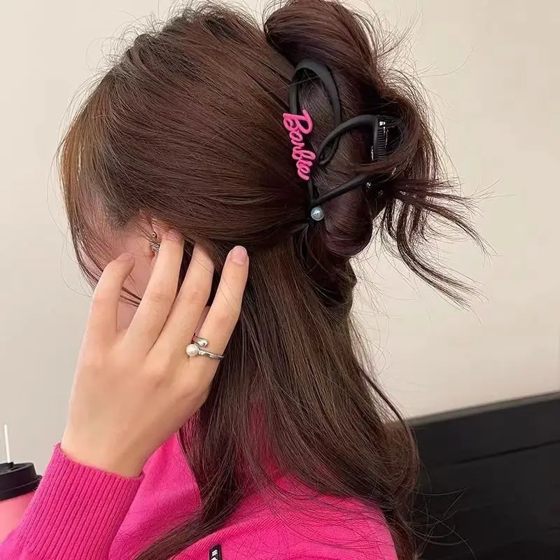 Black Pearl Crown Hair Clip for Volume & Style
