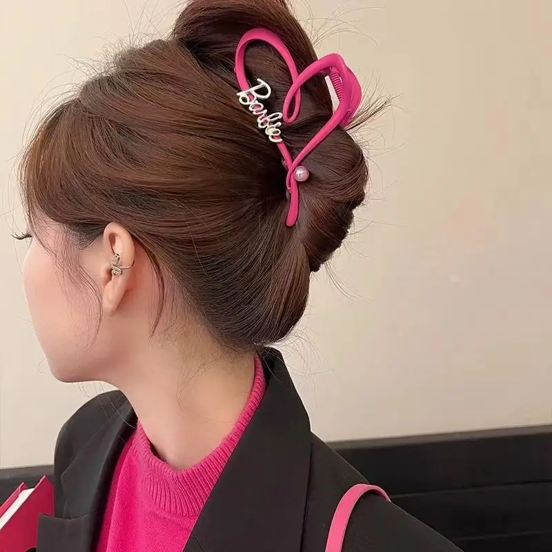 Black Pearl Crown Hair Clip for Volume & Style