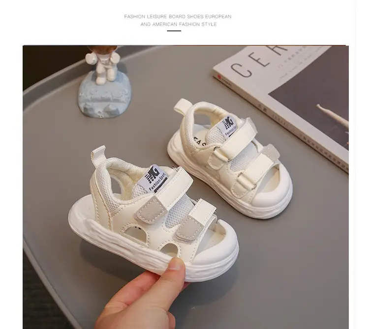 Baby Sandals Toddler Shoes 2024 Summer New Baby Shoes Soft Sole Baby Shoes Children's Shoes Trbottomy Cross-Border — feature 11