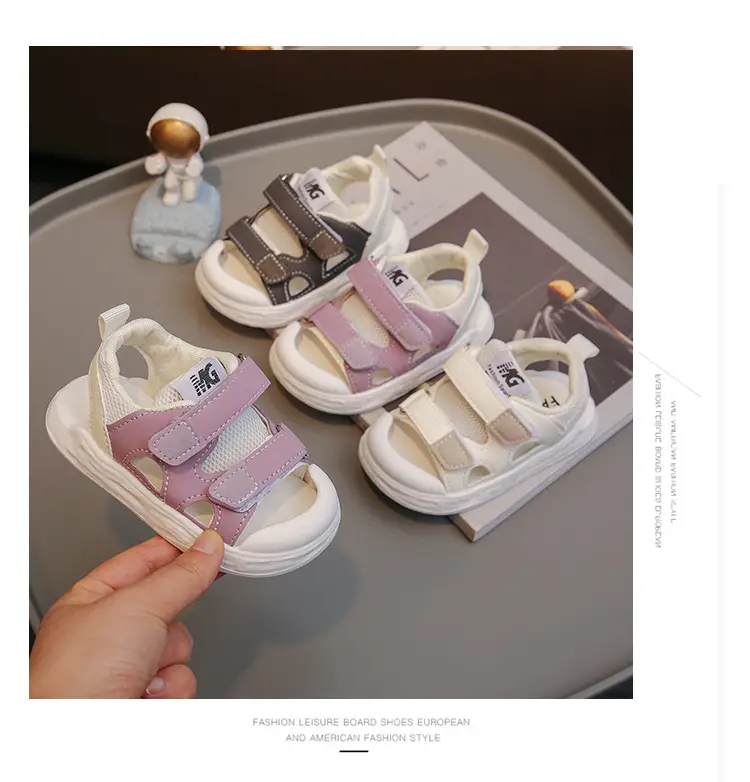 Baby Sandals Toddler Shoes 2024 Summer New Baby Shoes Soft Sole Baby Shoes Children's Shoes Trbottomy Cross-Border — feature 9
