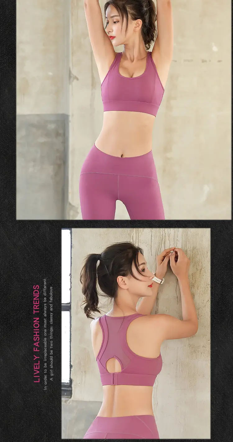 Anti-Sagging Sports Bra for Women Medium High Intensity Running — feature 12