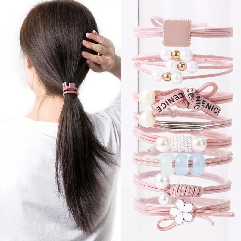 Korean Style Rubber Band Hair Tie for Women - Image 22