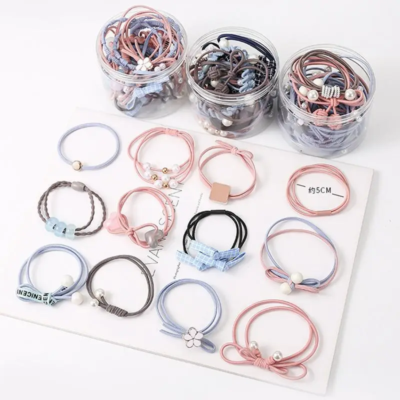 Korean Style Rubber Band Hair Tie for Women - Image 23