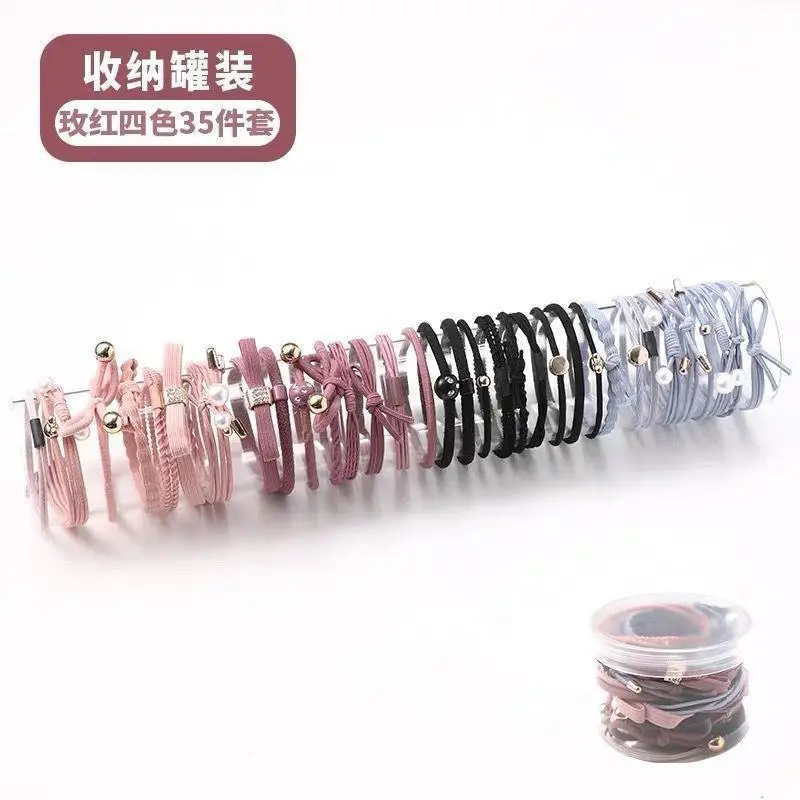 35 Pieces Rose Red