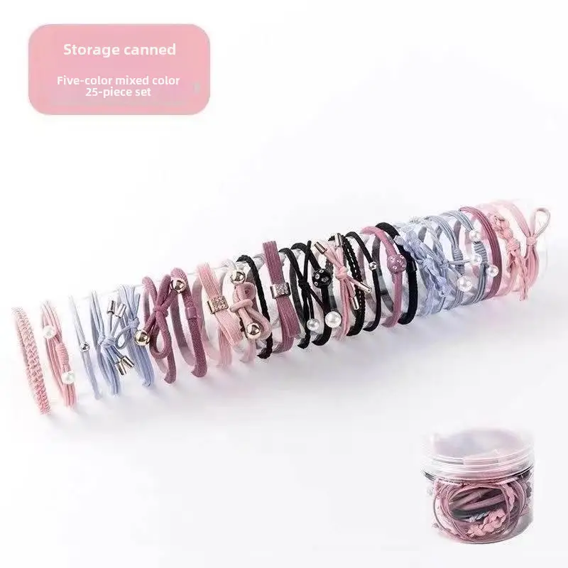Korean Style Rubber Band Hair Tie for Women - Image 12