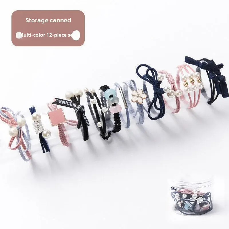 Korean Style Rubber Band Hair Tie for Women - Image 13