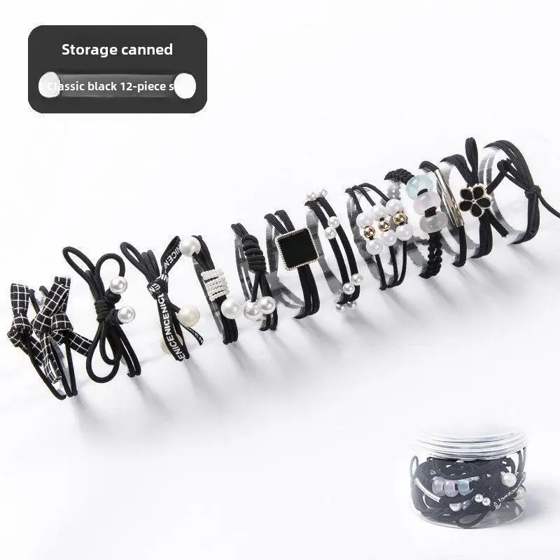Korean Style Rubber Band Hair Tie for Women - Image 14