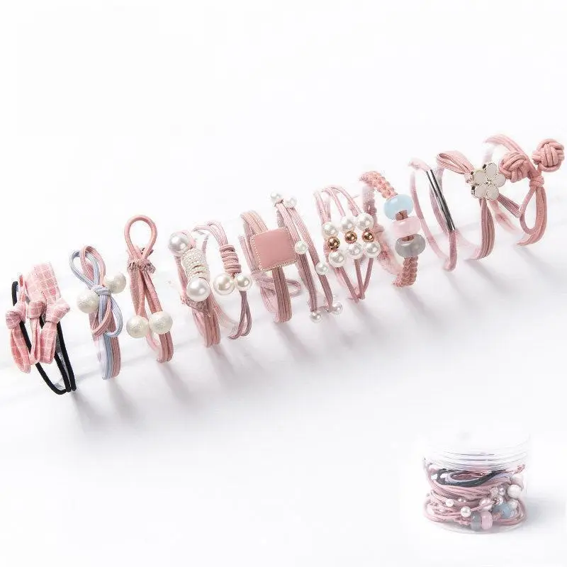 Korean Style Rubber Band Hair Tie for Women - Image 16