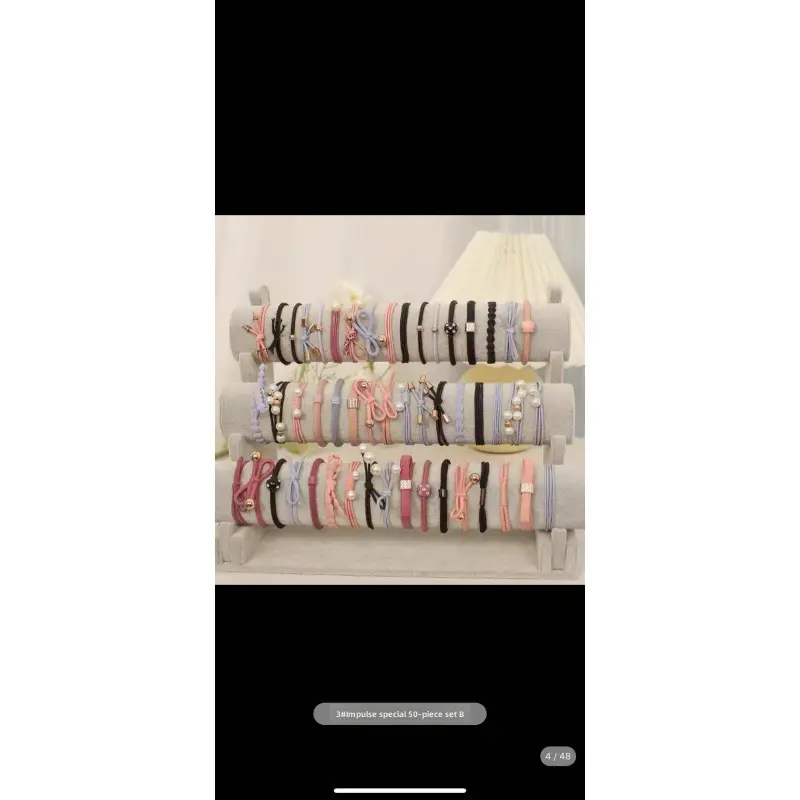 Korean Style Rubber Band Hair Tie for Women - Image 3