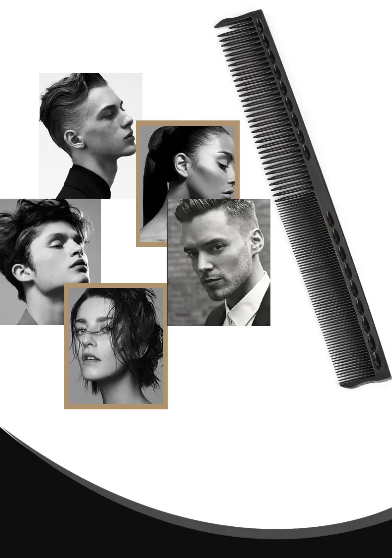 Long Hair Comb Apple Style Steel Pointed Tail — feature 5