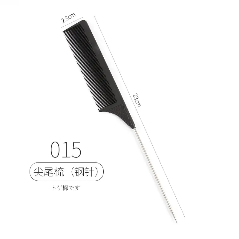 Long Hair Comb Apple Style Steel Pointed Tail - Image 12