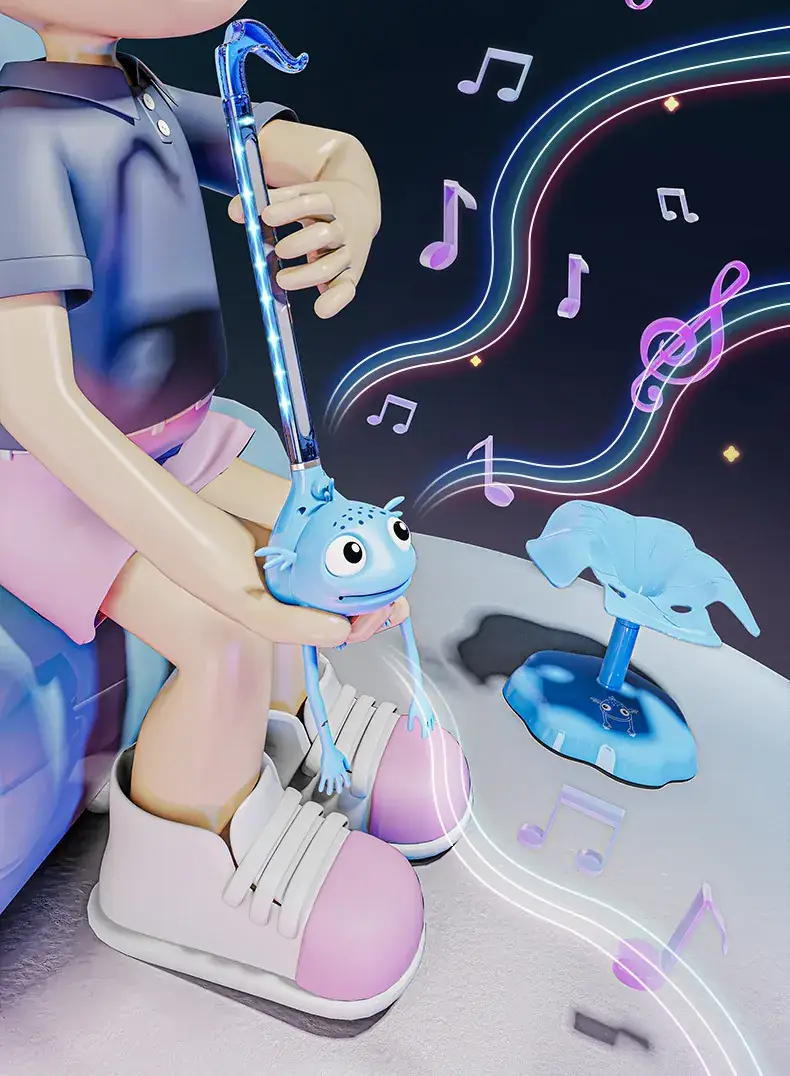 Pink Pig Erhu Musical Guitar for Kids — feature 23