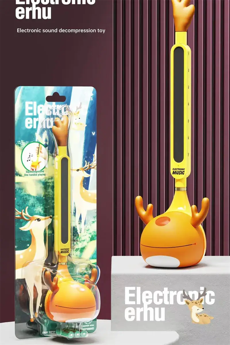 Pink Pig Erhu Musical Guitar for Kids